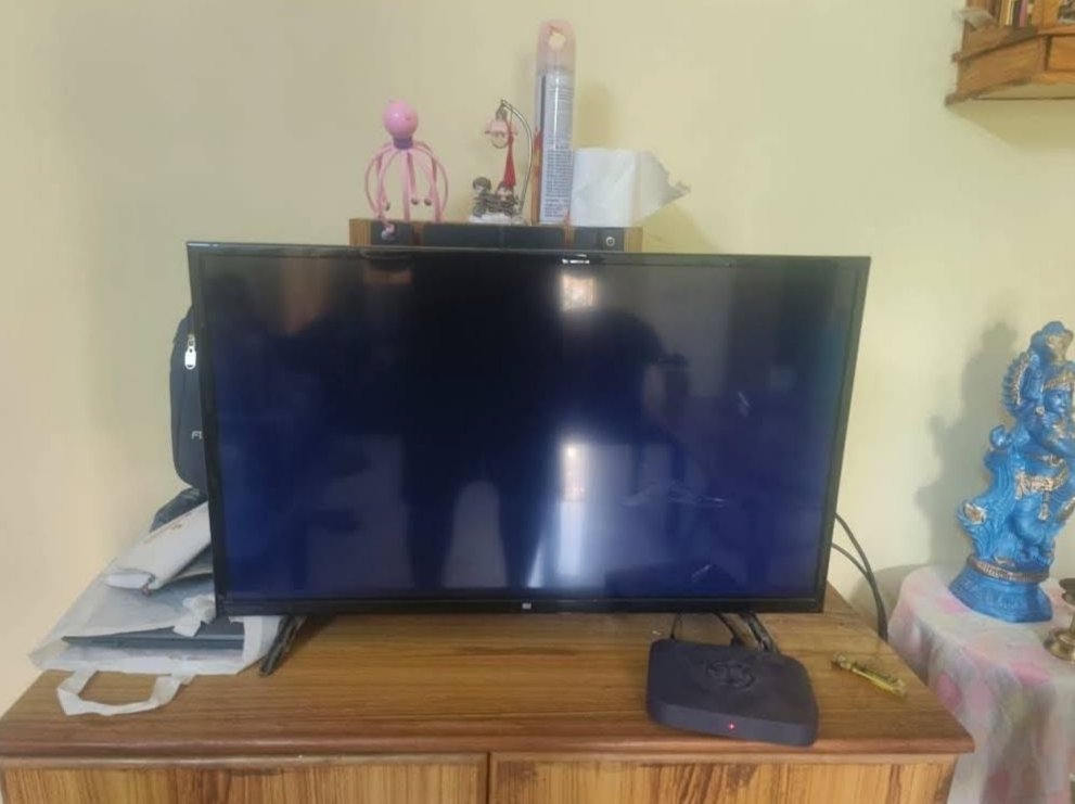 LED TV installed and configured with set top box after repair